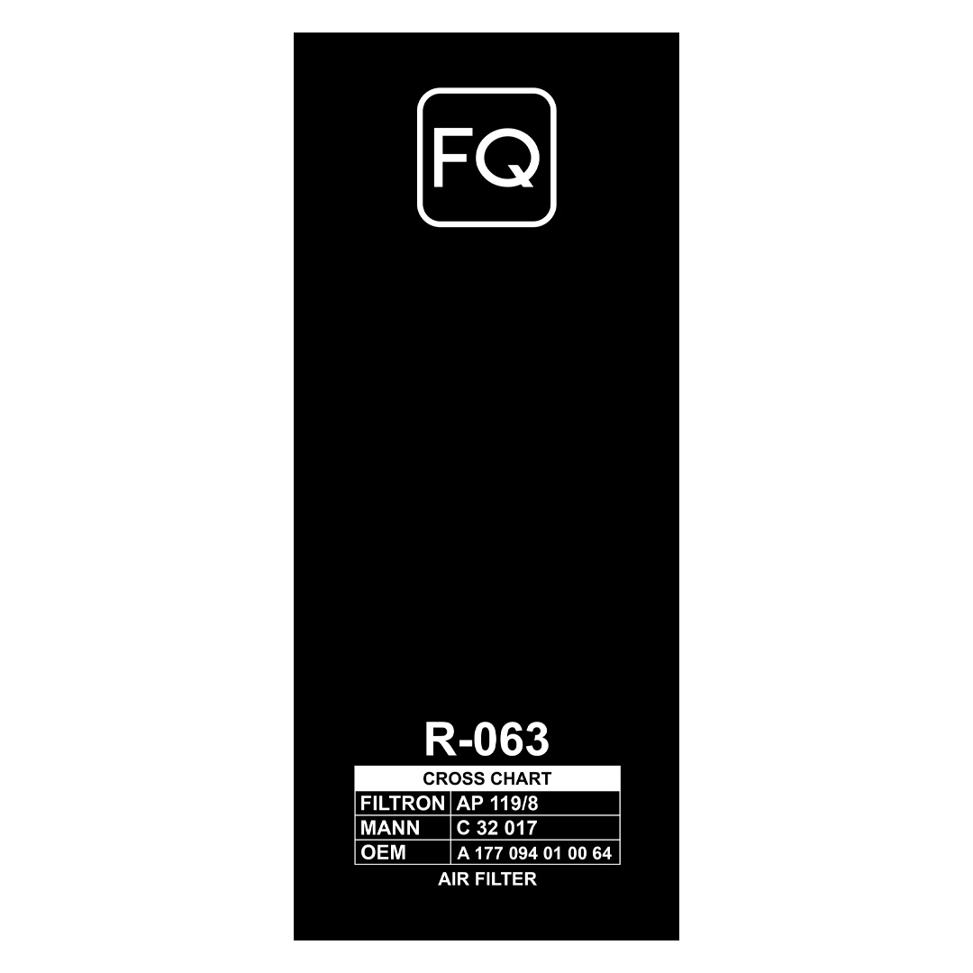 Фильтр воздушный FQ R-063