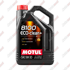 Масло моторное Motul 8100 ECO-clean+ 5W-30, синтетическое, 4л