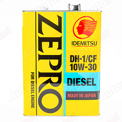 Моторное масло IDEMITSU ZEPRO DIESEL CF/DH-1 10W30, 4л