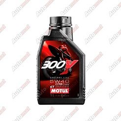 Масло моторное Motul 300V 4T 5W-40 Factory Line ROAD RACING синтетическое, 1л